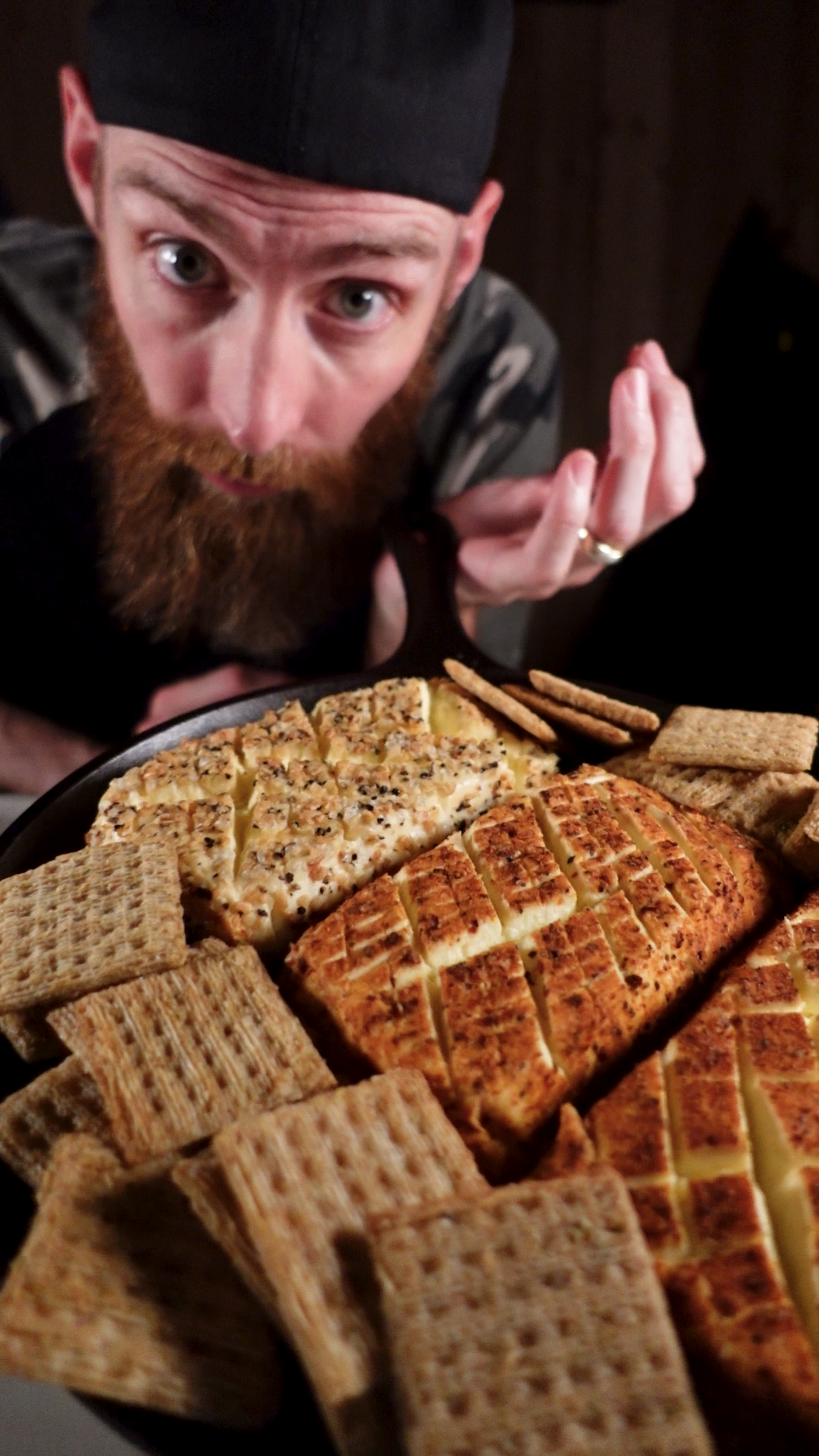 Smoked Cream Cheese with right way bbq seasonings