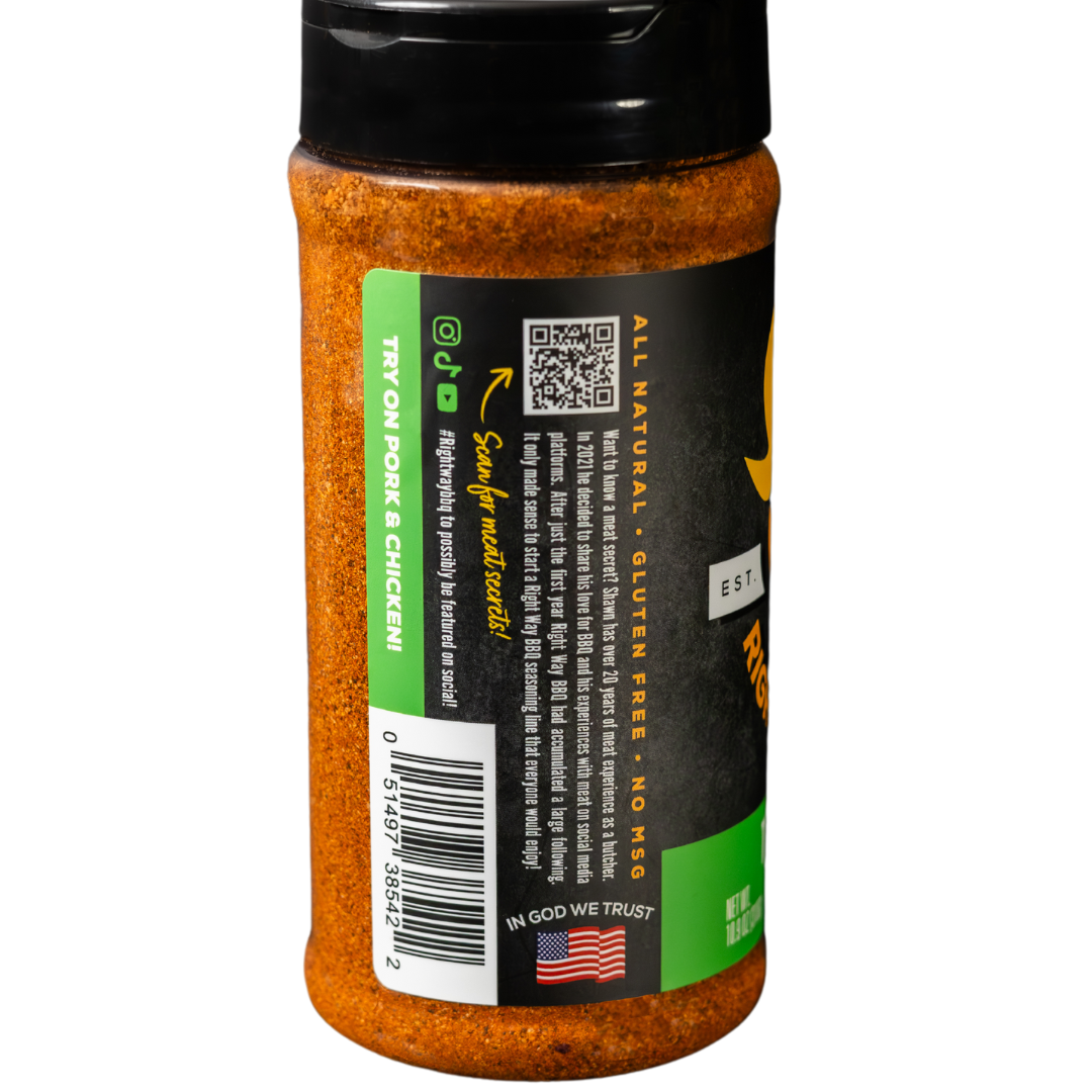 Large Terrific Pork Rub BBQ Rub 10.9oz