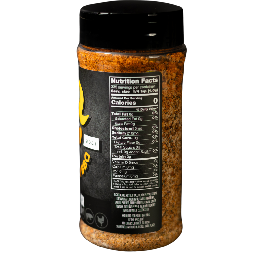 Large Midnight Kick BBQ Rub 11.9oz
