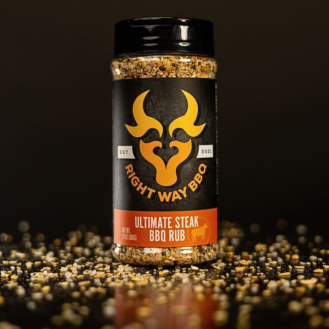 Right Way BBQ Ultimate Steak Seasonings - Wholesale Seasoning Retail Buyers (12 bottles per case, 13oz)