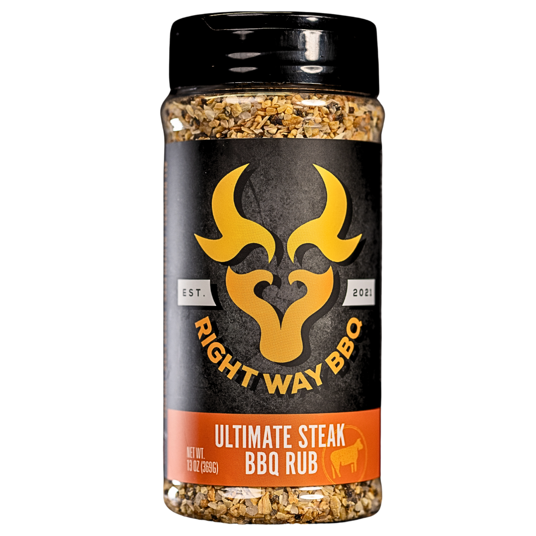 Right Way BBQ Ultimate Steak Seasonings - Wholesale Seasoning Retail Buyers (12 bottles per case, 13oz)