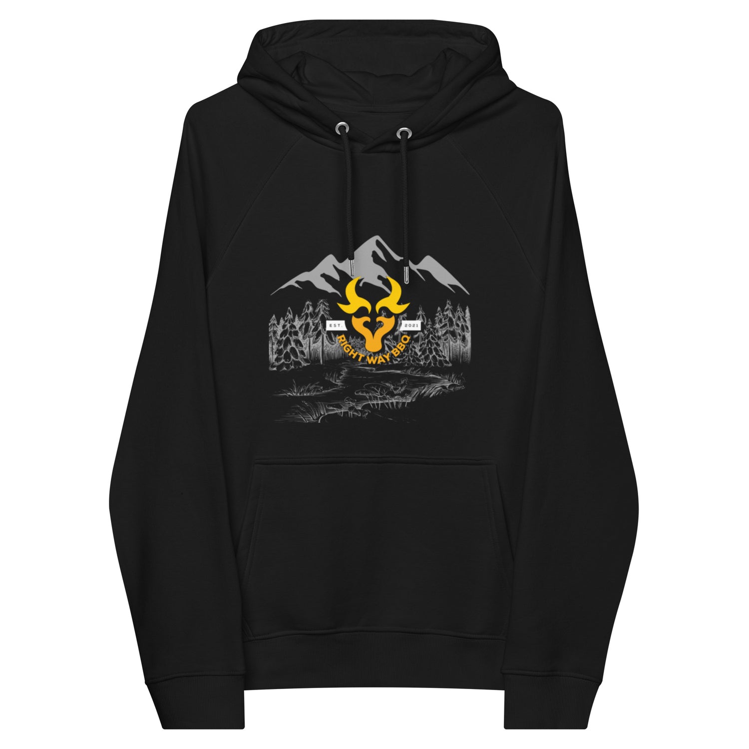 Unisex eco raglan hoodie