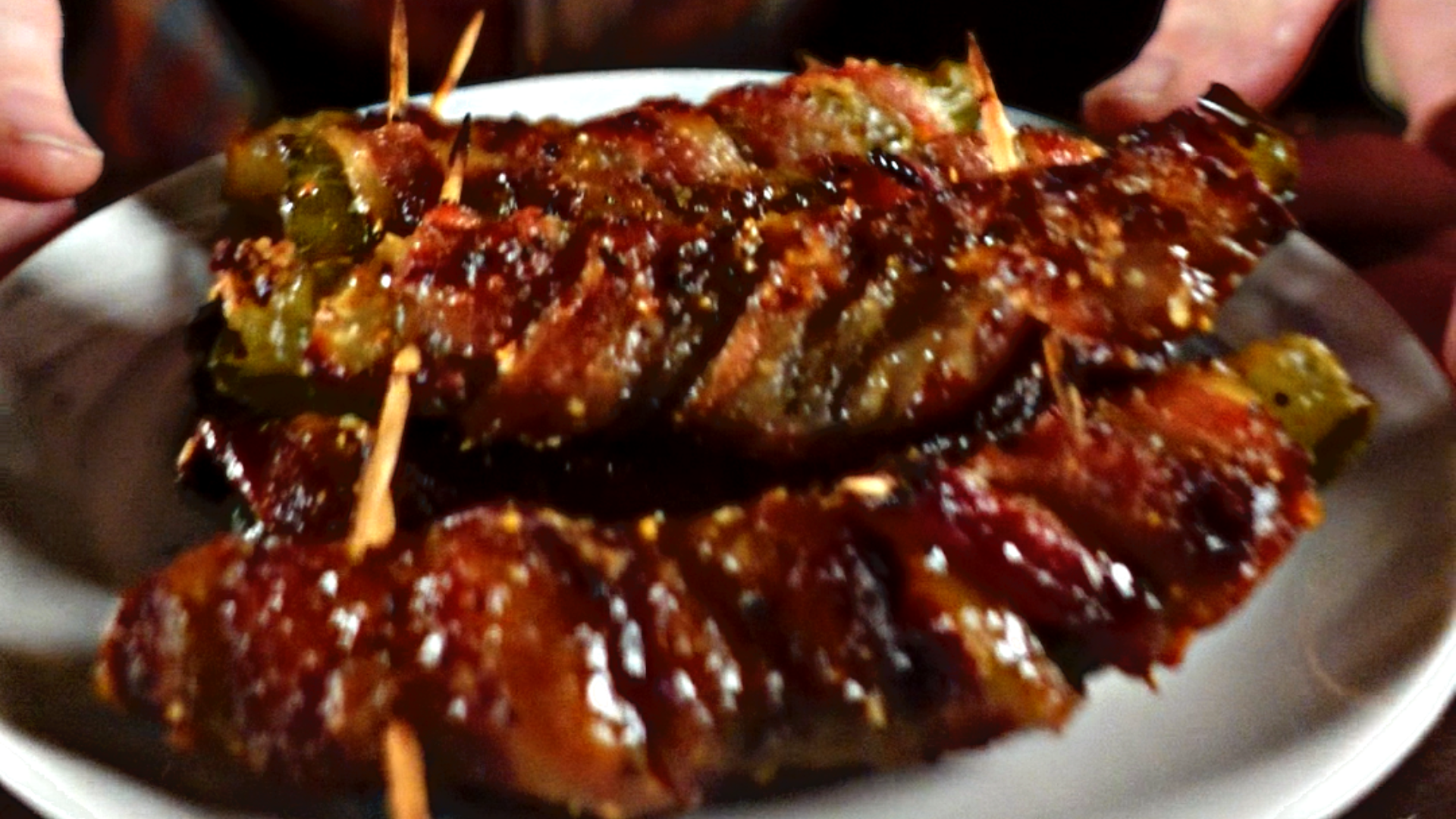 Midnight Kick Bacon Wrapped Pickles! – Right way bbq