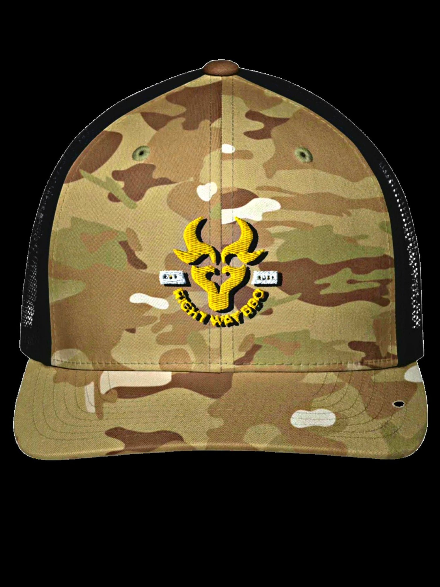Right Way BBQ Camo One Size Hat